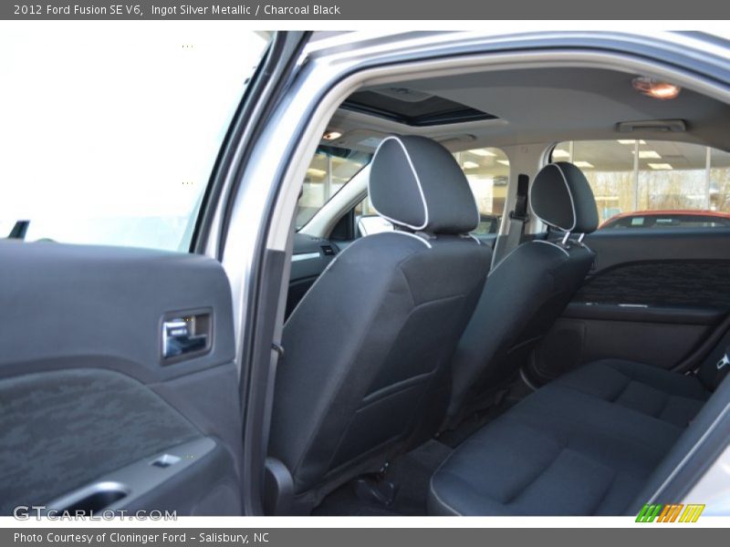 Ingot Silver Metallic / Charcoal Black 2012 Ford Fusion SE V6