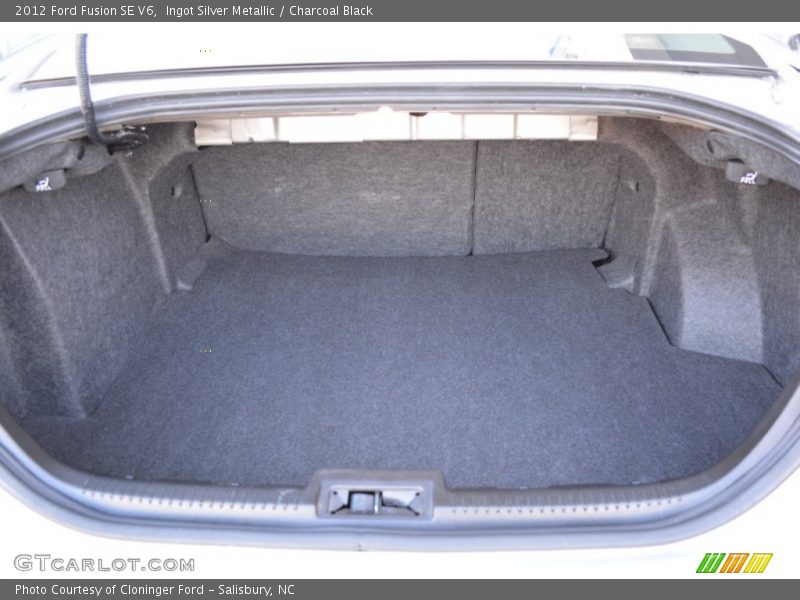 Ingot Silver Metallic / Charcoal Black 2012 Ford Fusion SE V6