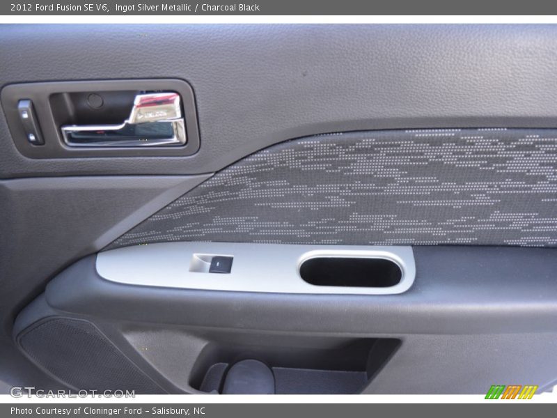 Ingot Silver Metallic / Charcoal Black 2012 Ford Fusion SE V6