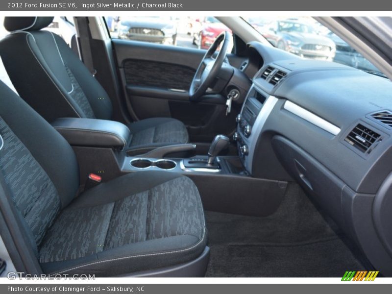 Ingot Silver Metallic / Charcoal Black 2012 Ford Fusion SE V6