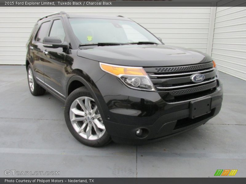 Tuxedo Black / Charcoal Black 2015 Ford Explorer Limited