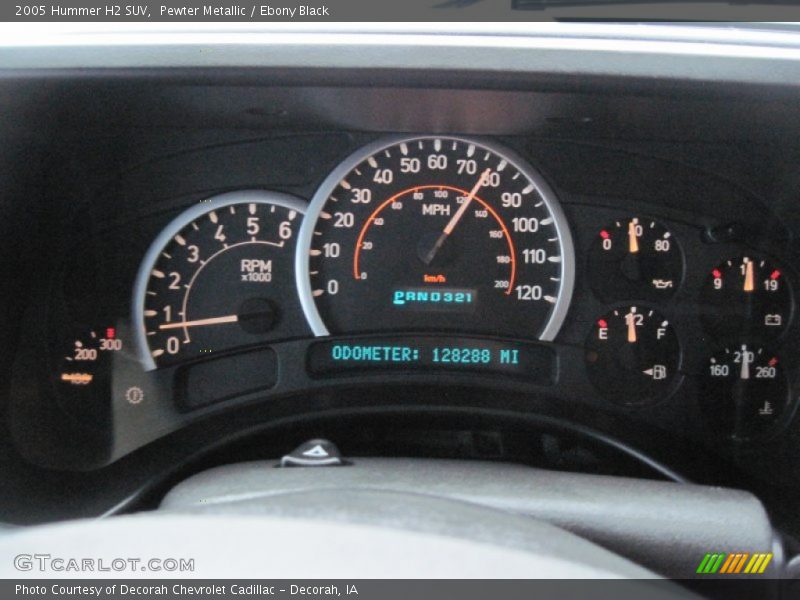 Pewter Metallic / Ebony Black 2005 Hummer H2 SUV