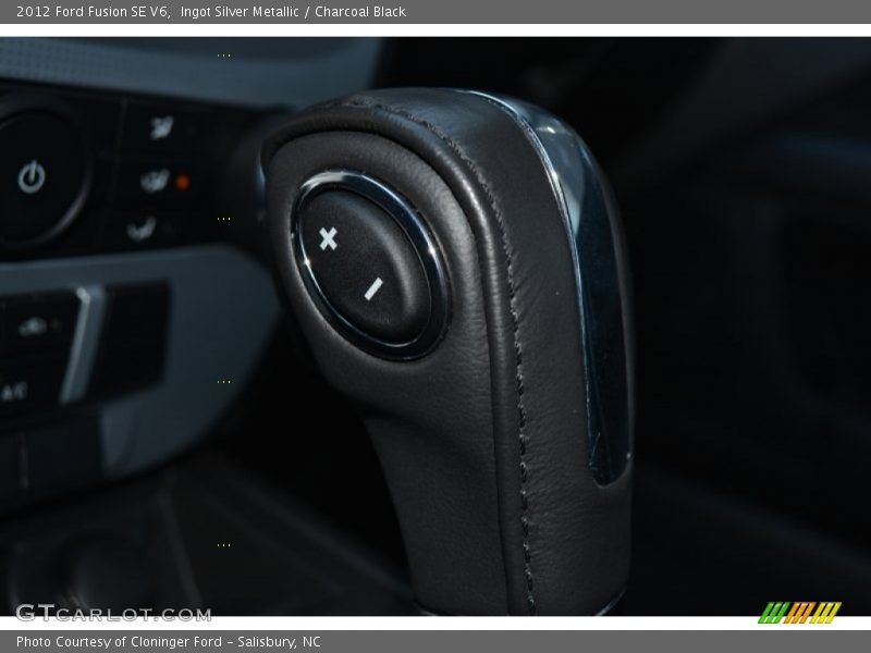 Ingot Silver Metallic / Charcoal Black 2012 Ford Fusion SE V6