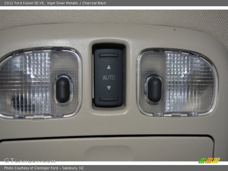 Ingot Silver Metallic / Charcoal Black 2012 Ford Fusion SE V6