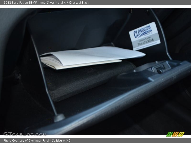 Ingot Silver Metallic / Charcoal Black 2012 Ford Fusion SE V6