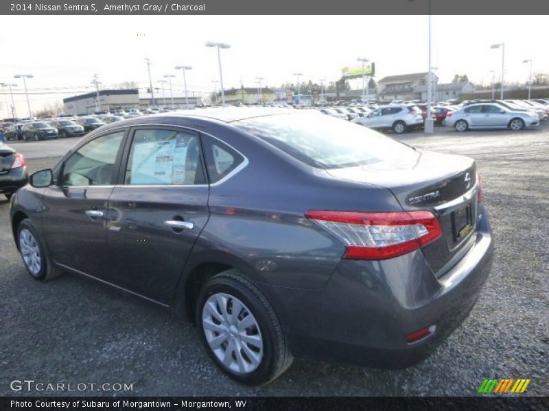 Amethyst Gray / Charcoal 2014 Nissan Sentra S