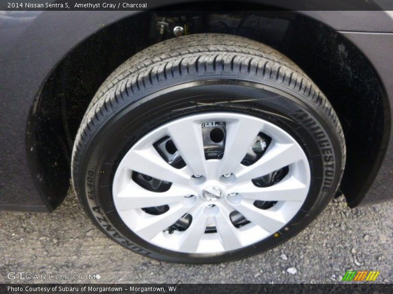 Amethyst Gray / Charcoal 2014 Nissan Sentra S
