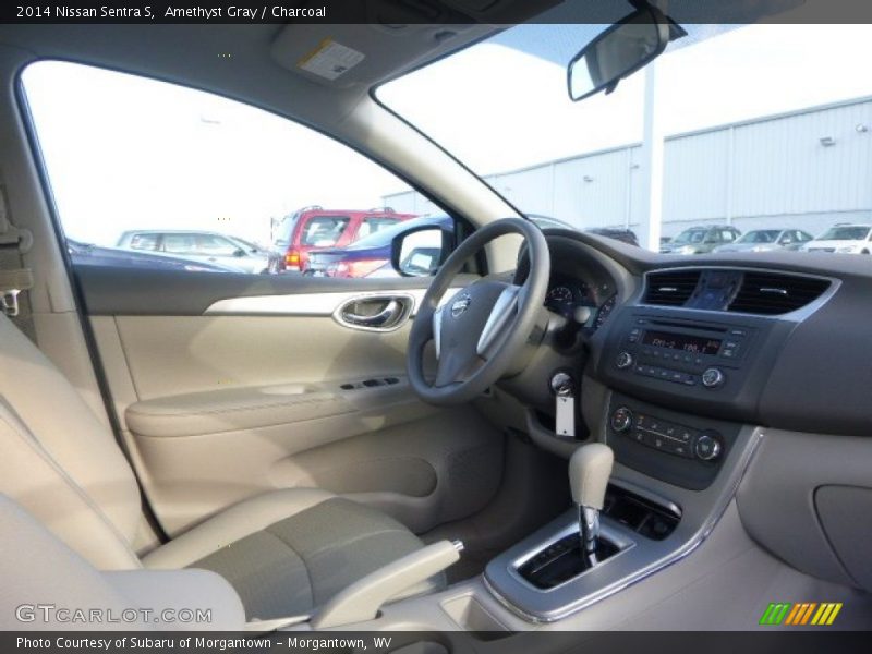 Amethyst Gray / Charcoal 2014 Nissan Sentra S