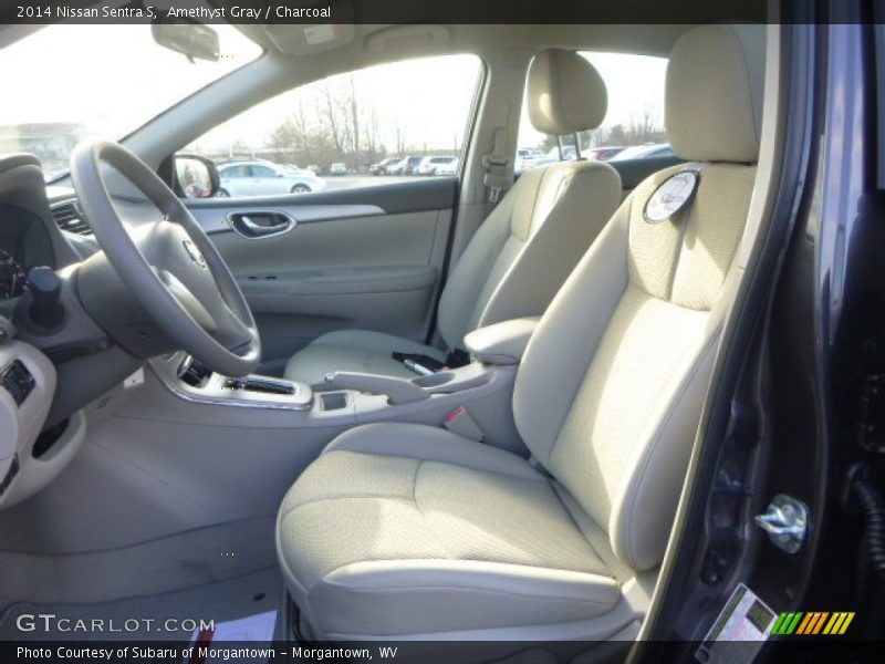 Amethyst Gray / Charcoal 2014 Nissan Sentra S