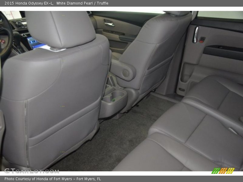 White Diamond Pearl / Truffle 2015 Honda Odyssey EX-L