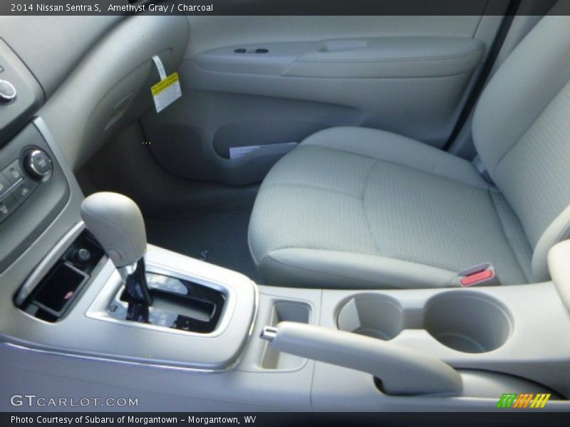 Amethyst Gray / Charcoal 2014 Nissan Sentra S