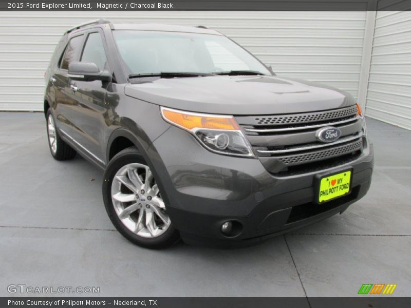 Magnetic / Charcoal Black 2015 Ford Explorer Limited