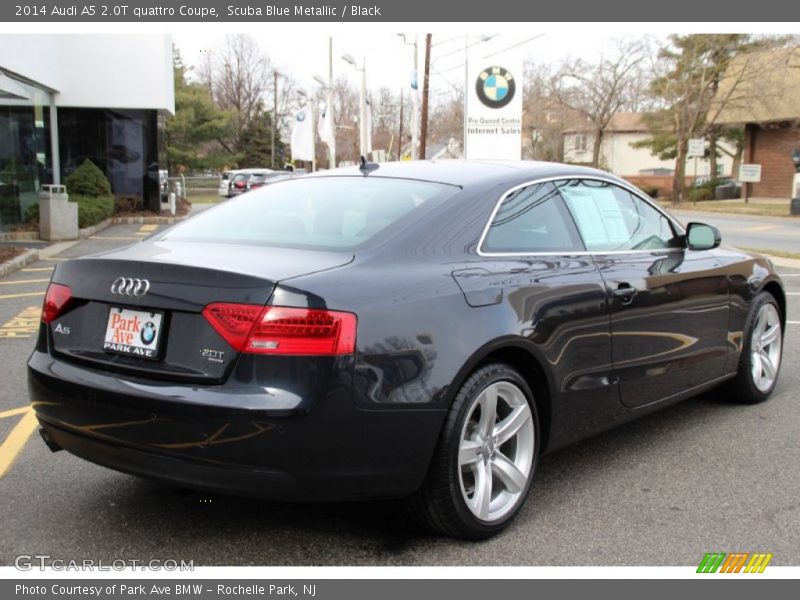 Scuba Blue Metallic / Black 2014 Audi A5 2.0T quattro Coupe