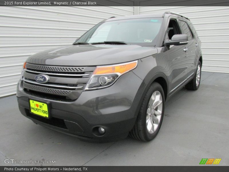 Magnetic / Charcoal Black 2015 Ford Explorer Limited