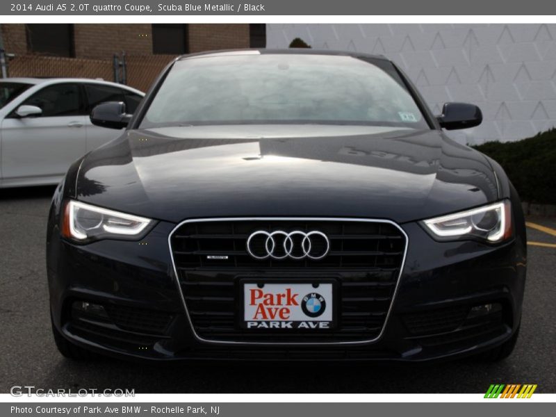 Scuba Blue Metallic / Black 2014 Audi A5 2.0T quattro Coupe