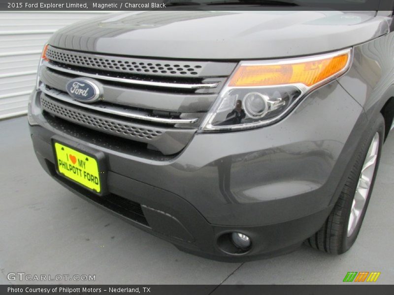 Magnetic / Charcoal Black 2015 Ford Explorer Limited