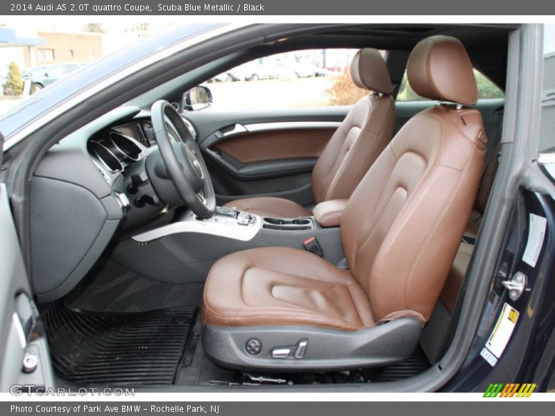 Scuba Blue Metallic / Black 2014 Audi A5 2.0T quattro Coupe