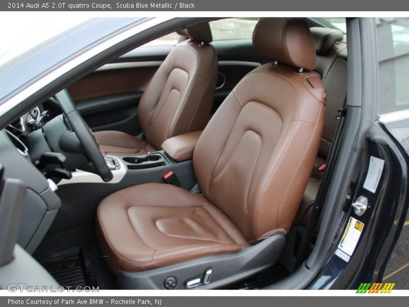Scuba Blue Metallic / Black 2014 Audi A5 2.0T quattro Coupe