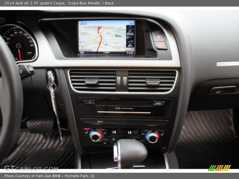 Scuba Blue Metallic / Black 2014 Audi A5 2.0T quattro Coupe