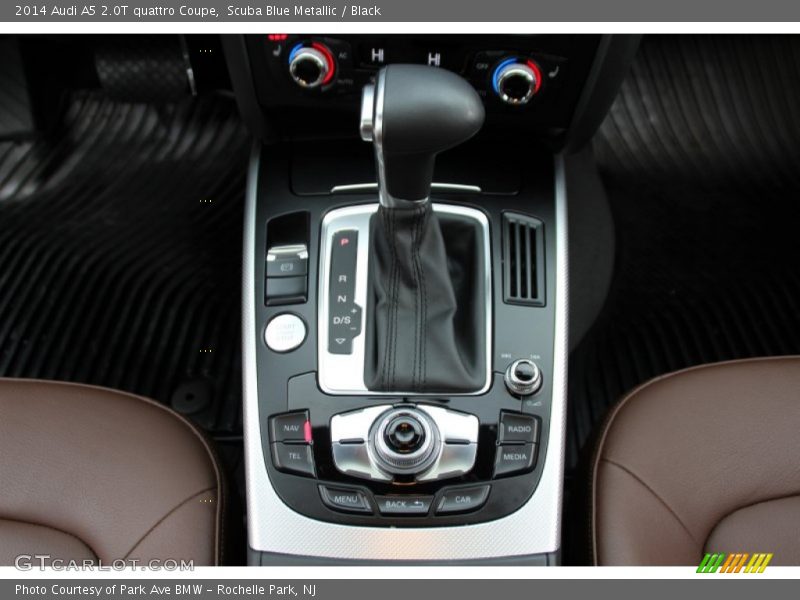 Scuba Blue Metallic / Black 2014 Audi A5 2.0T quattro Coupe