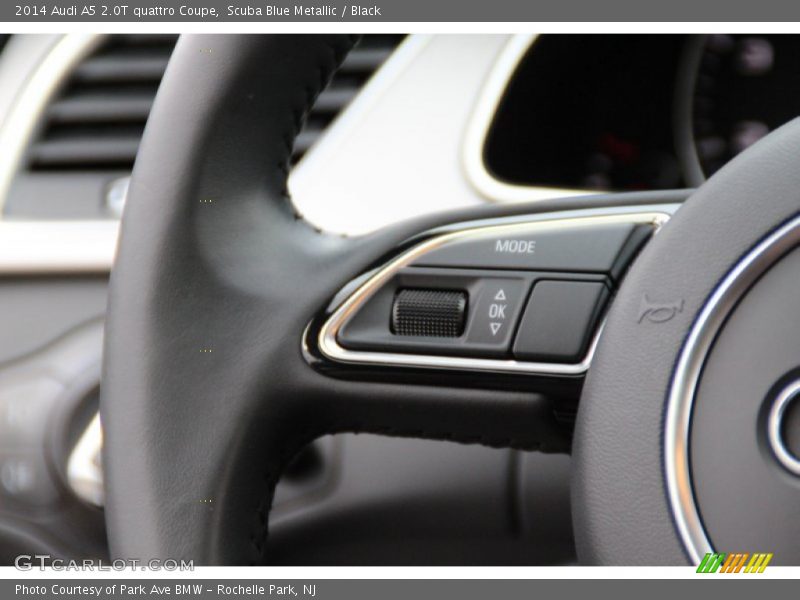 Scuba Blue Metallic / Black 2014 Audi A5 2.0T quattro Coupe