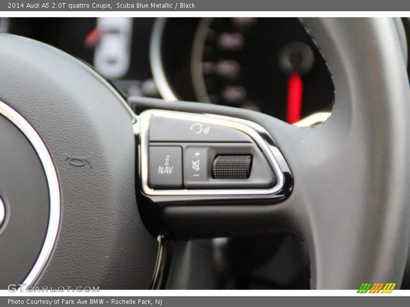 Scuba Blue Metallic / Black 2014 Audi A5 2.0T quattro Coupe