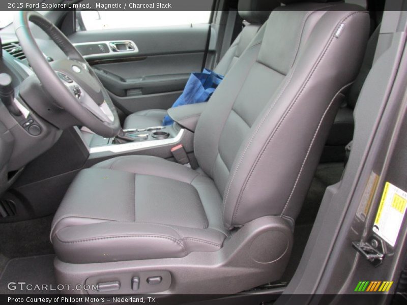 Magnetic / Charcoal Black 2015 Ford Explorer Limited