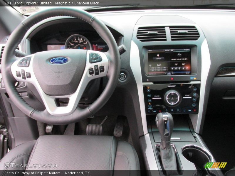 Magnetic / Charcoal Black 2015 Ford Explorer Limited