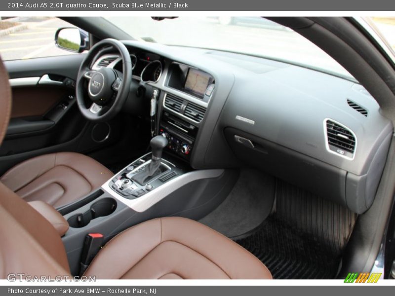 Scuba Blue Metallic / Black 2014 Audi A5 2.0T quattro Coupe