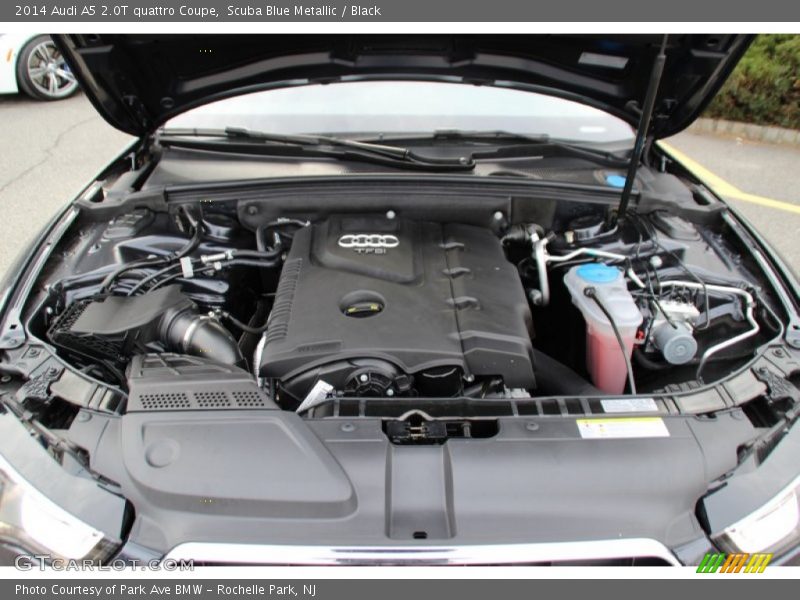 Scuba Blue Metallic / Black 2014 Audi A5 2.0T quattro Coupe