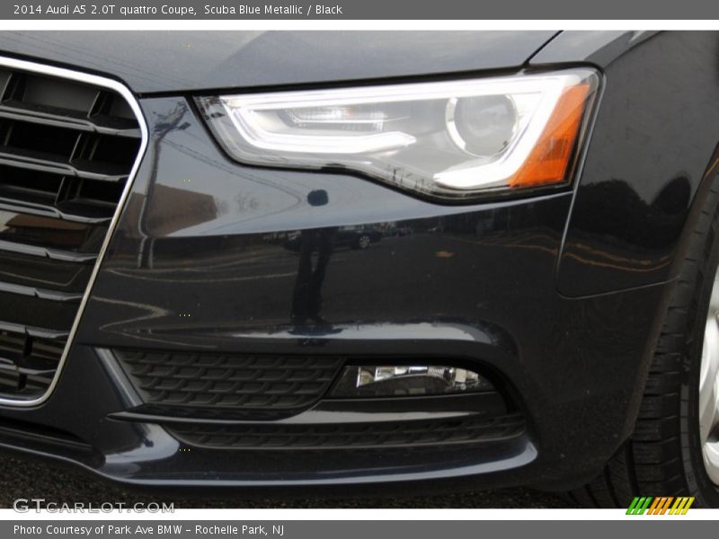 Scuba Blue Metallic / Black 2014 Audi A5 2.0T quattro Coupe