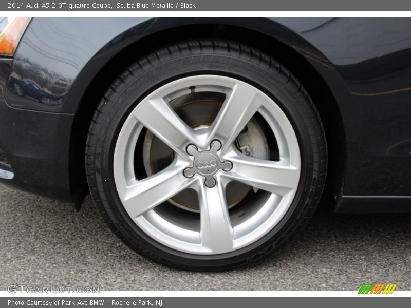 Scuba Blue Metallic / Black 2014 Audi A5 2.0T quattro Coupe