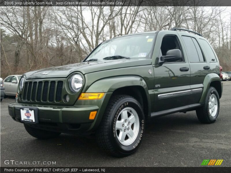 Jeep Green Metallic / Medium Slate Gray 2006 Jeep Liberty Sport 4x4