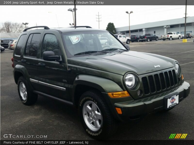 Jeep Green Metallic / Medium Slate Gray 2006 Jeep Liberty Sport 4x4