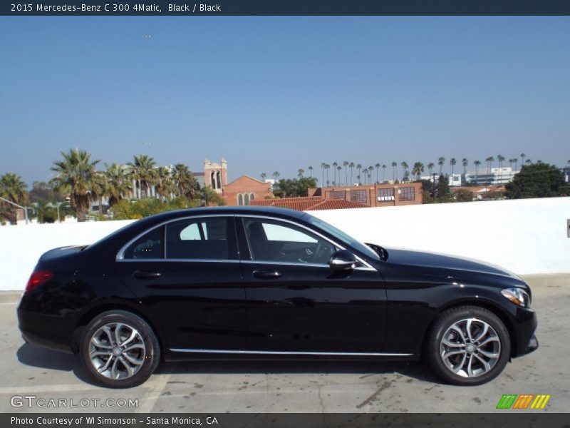 Black / Black 2015 Mercedes-Benz C 300 4Matic