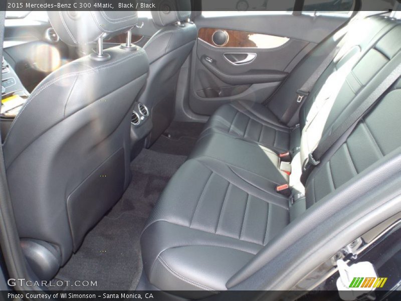 Black / Black 2015 Mercedes-Benz C 300 4Matic