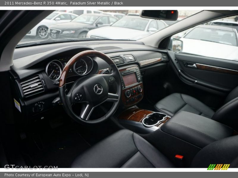 Paladium Silver Metallic / Black 2011 Mercedes-Benz R 350 4Matic