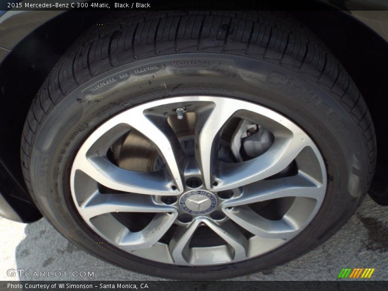 Black / Black 2015 Mercedes-Benz C 300 4Matic