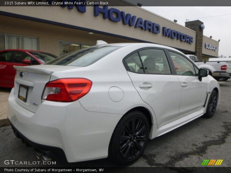 Crystal White Pearl / Carbon Black 2015 Subaru WRX Limited