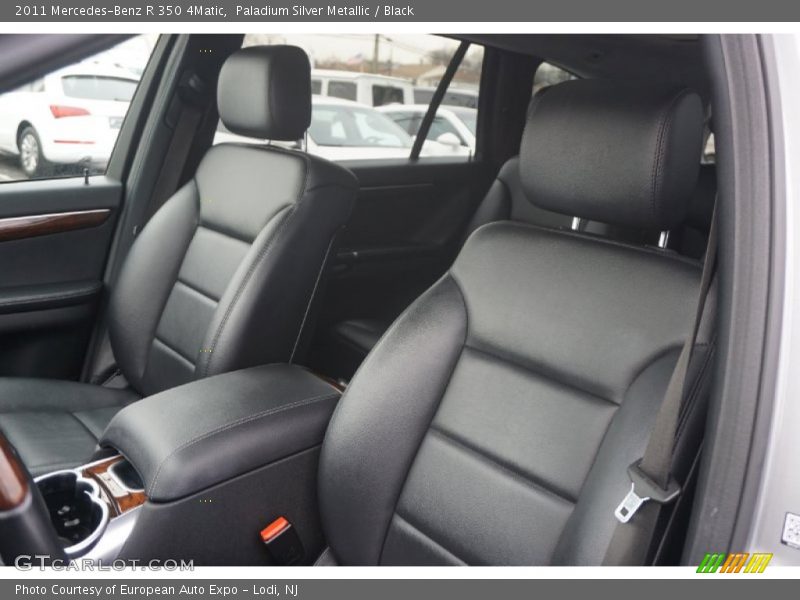 Paladium Silver Metallic / Black 2011 Mercedes-Benz R 350 4Matic