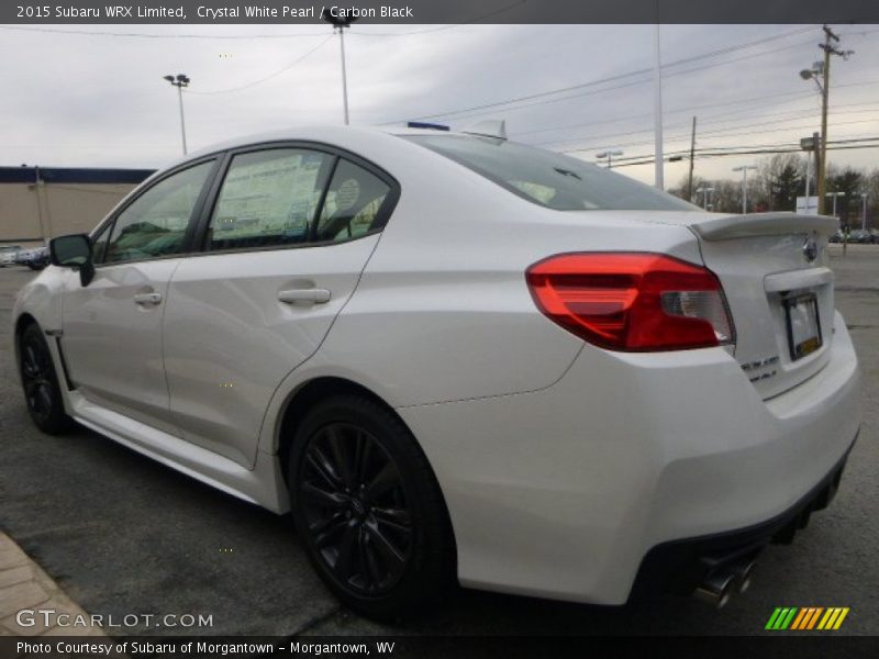 Crystal White Pearl / Carbon Black 2015 Subaru WRX Limited