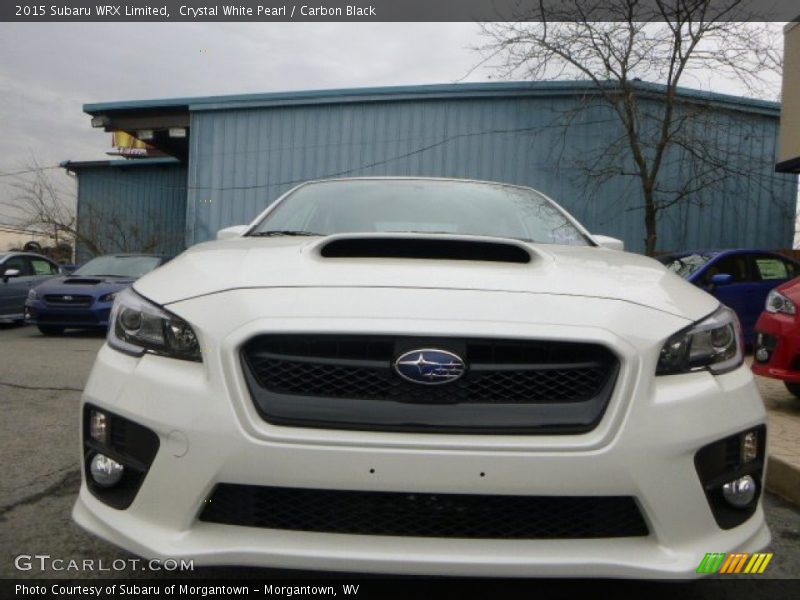 Crystal White Pearl / Carbon Black 2015 Subaru WRX Limited