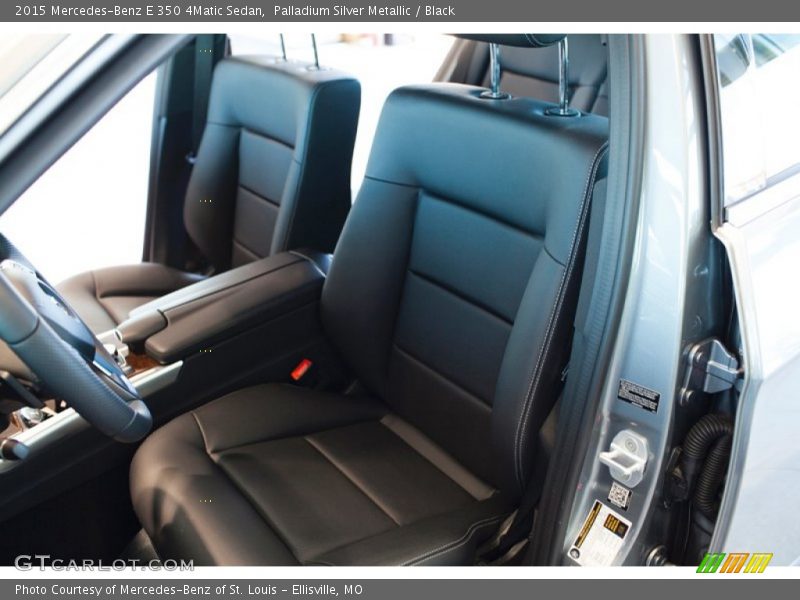 Palladium Silver Metallic / Black 2015 Mercedes-Benz E 350 4Matic Sedan