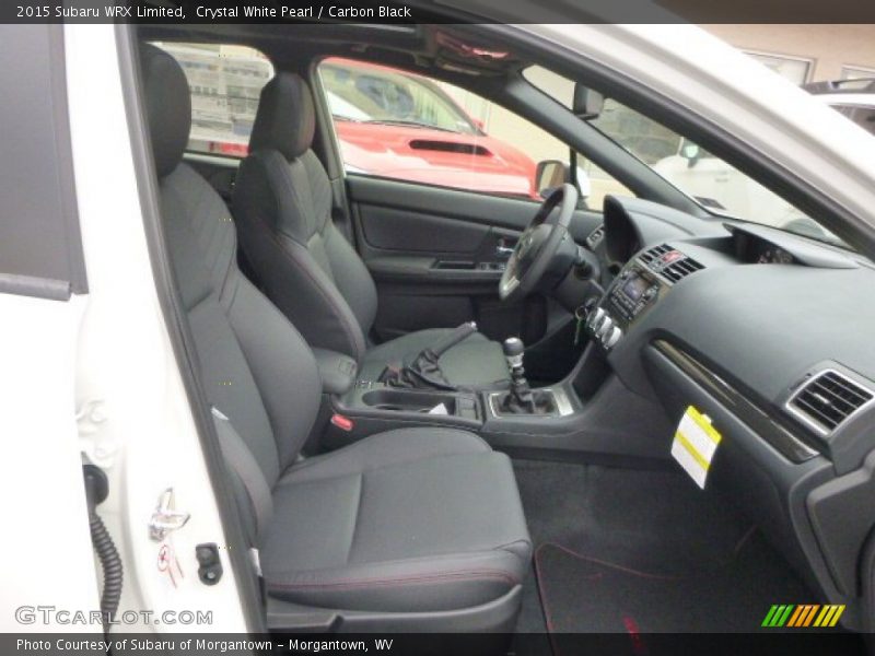 Crystal White Pearl / Carbon Black 2015 Subaru WRX Limited