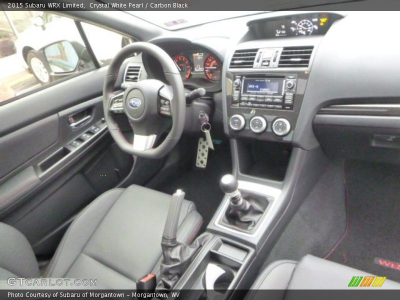 Crystal White Pearl / Carbon Black 2015 Subaru WRX Limited