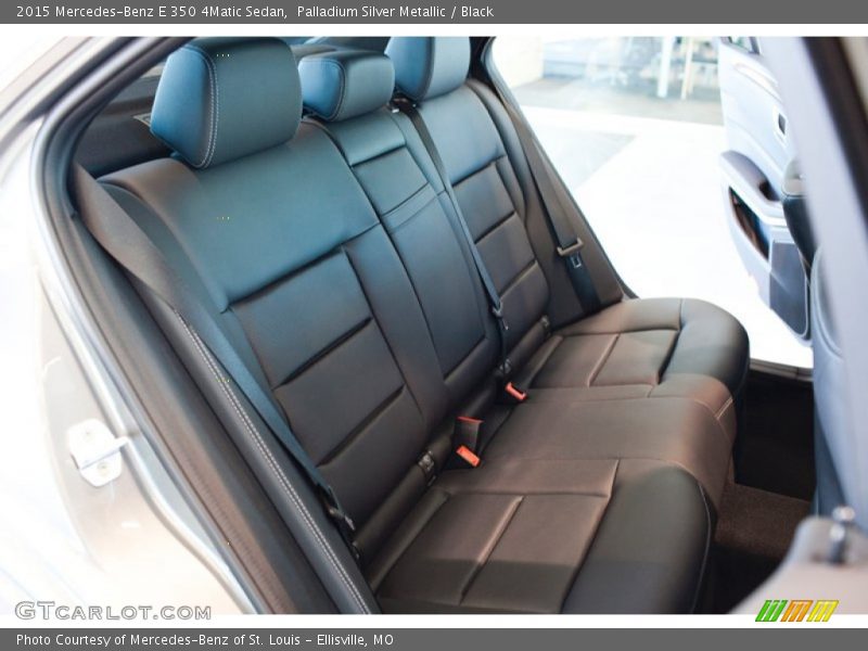 Palladium Silver Metallic / Black 2015 Mercedes-Benz E 350 4Matic Sedan