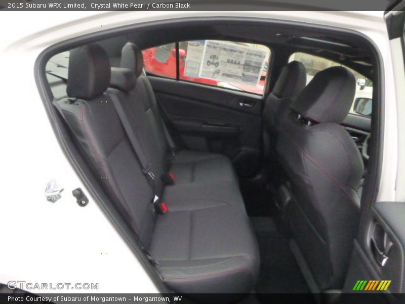 Crystal White Pearl / Carbon Black 2015 Subaru WRX Limited