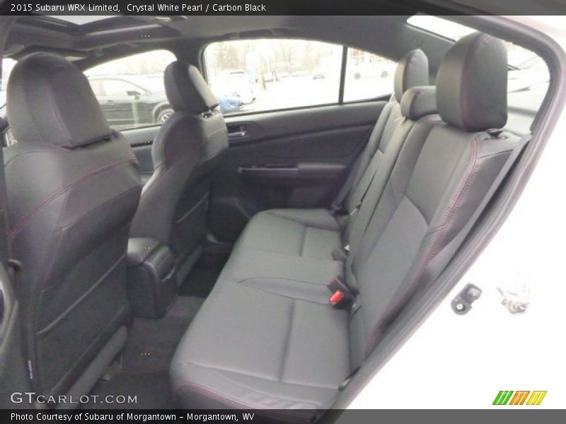 Crystal White Pearl / Carbon Black 2015 Subaru WRX Limited