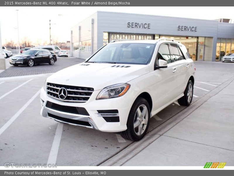 Polar White / Almond Beige/Mocha 2015 Mercedes-Benz ML 400 4Matic