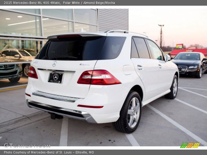 Polar White / Almond Beige/Mocha 2015 Mercedes-Benz ML 400 4Matic